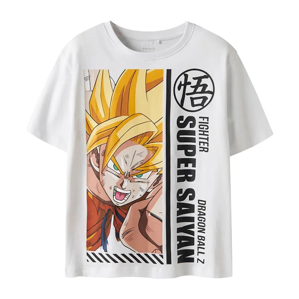 Футболка с коротким рукавом Duse Dragon Ball Name It, белый