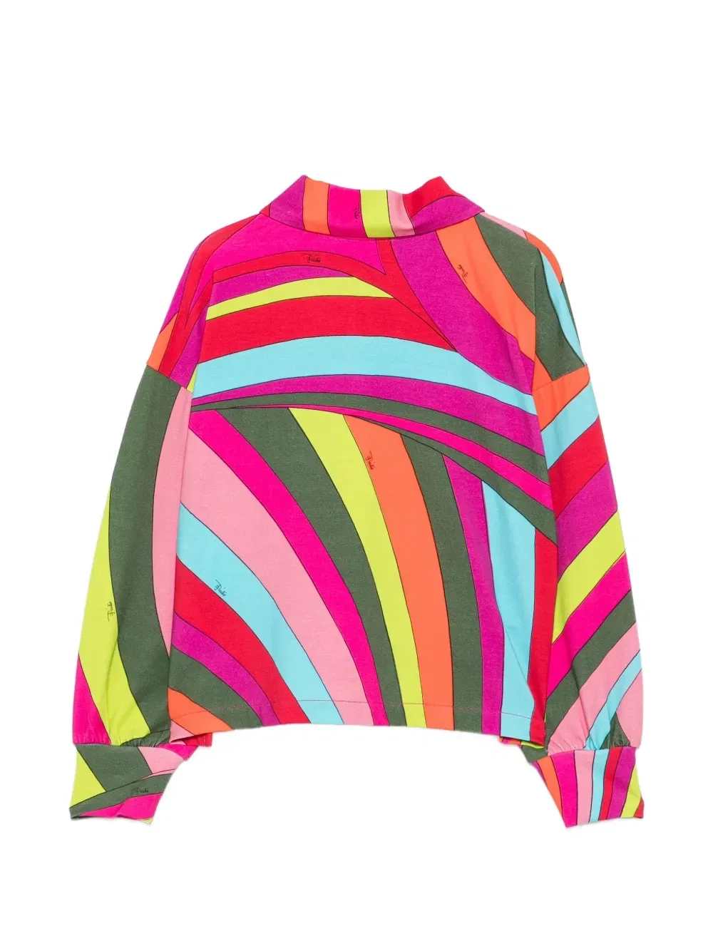 Футболка с длинным рукавом Pucci Junior, розовый — фото 2