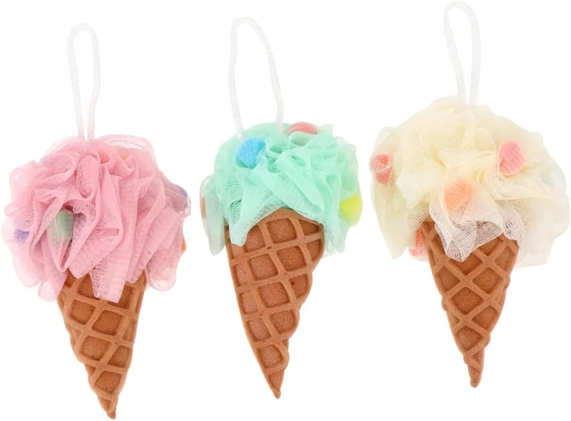 Мочалка для душа Ice Cream Cone, 9 шт, TOVINANNA, 20x14x24 см
