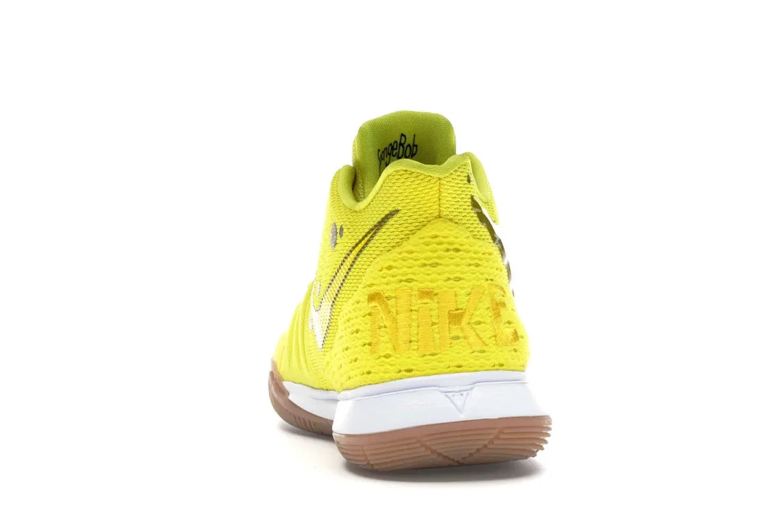 Детские кроссовки для мальчиков с дизайном Nike Kyrie 5 Spongebob Nike, Opti Yellow — фото 4