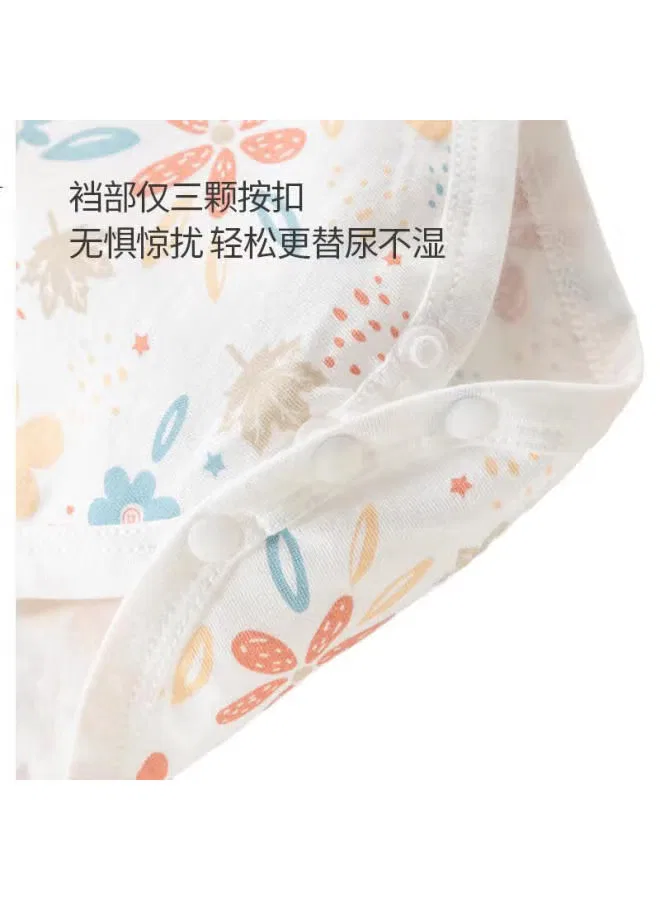 Боди-комбинезон с коротким рукавом, комплект 2 шт, Huanxixiaoxiong, белый