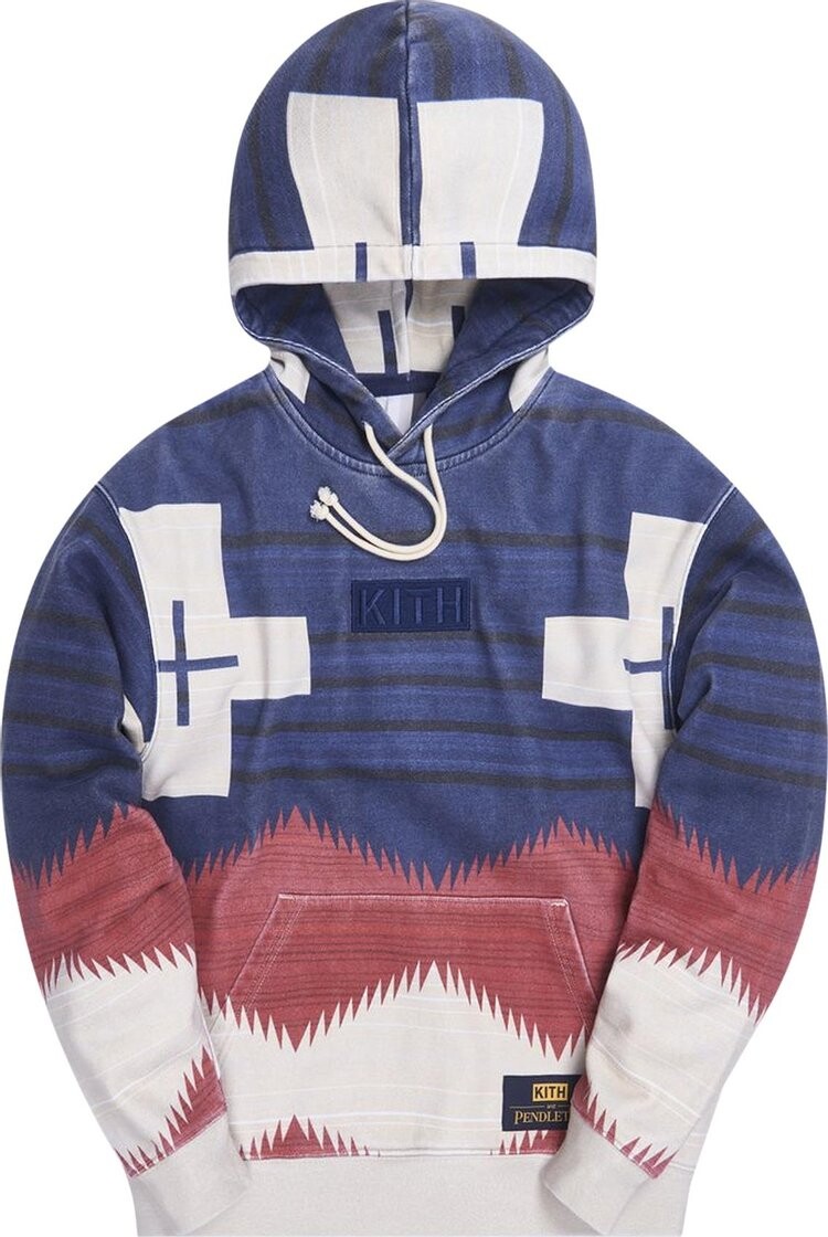 

Худи Kith For Pendleton Brave Star Williams III Hoodie 'Navy/Multi', синий