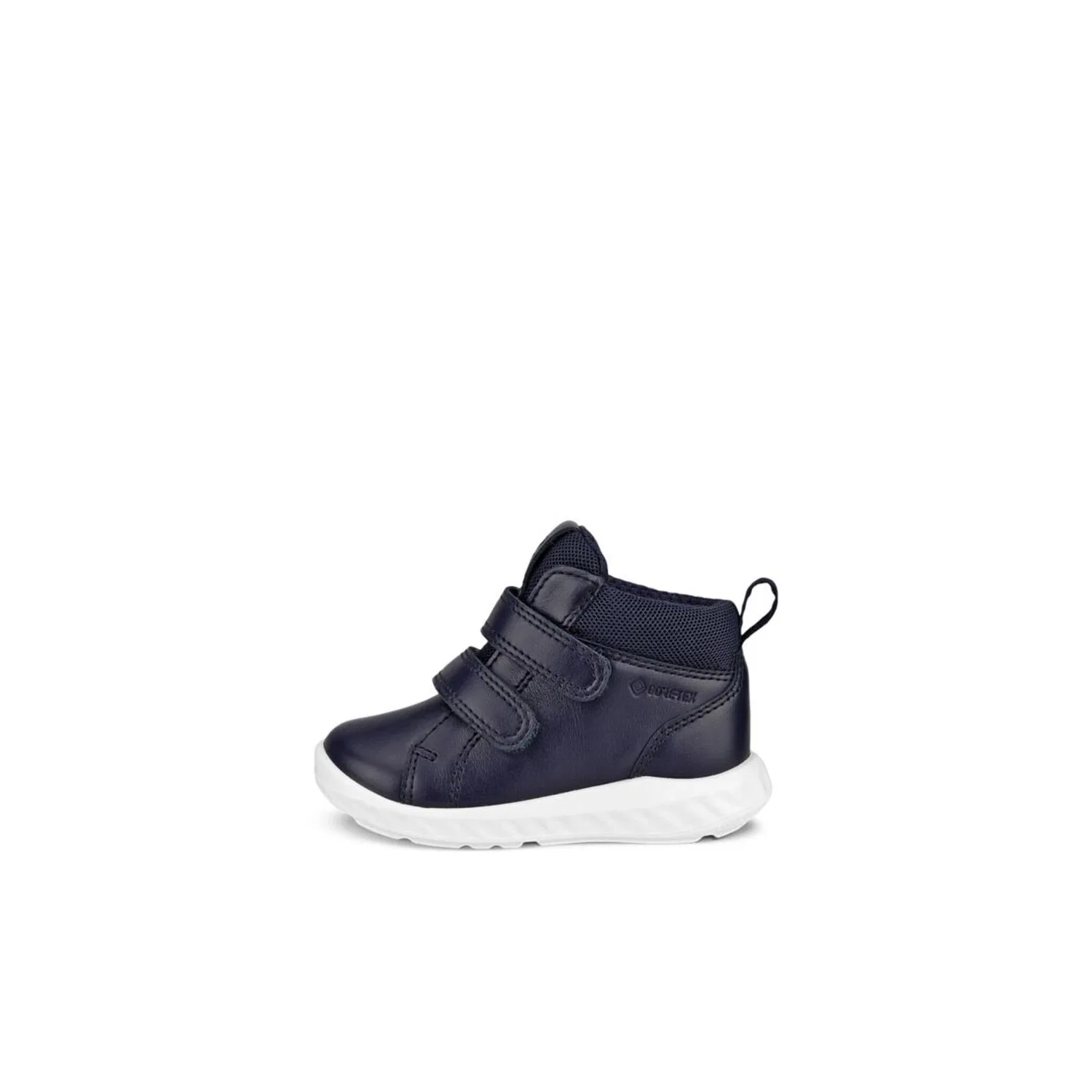 Детские высокие кроссовки на липучках с мембраной GORE-TEX Ecco, Dark Blue — фото 4