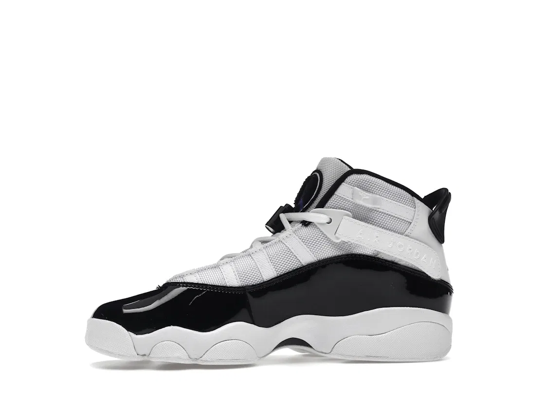 Детские кроссовки Lifestyle Jordan 6 Rings (GS) Jordan, White/Black/Dark Concord-Clear — фото 3