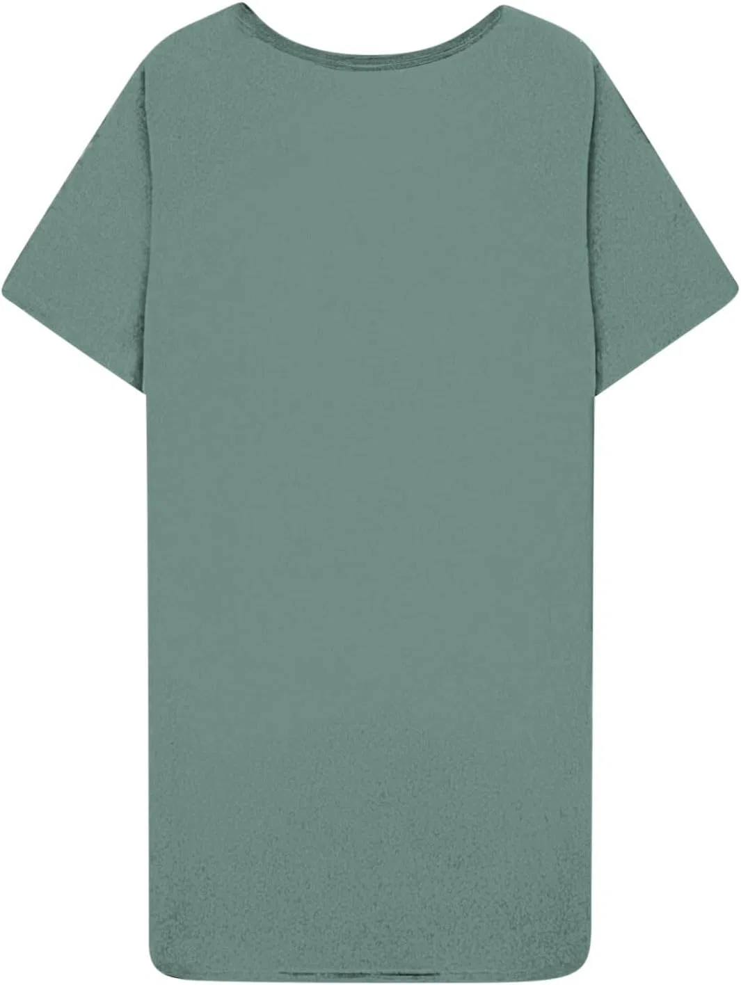 Женское летнее мини-платье A-силуэта с коротким рукавом Solid, Green — фото 3