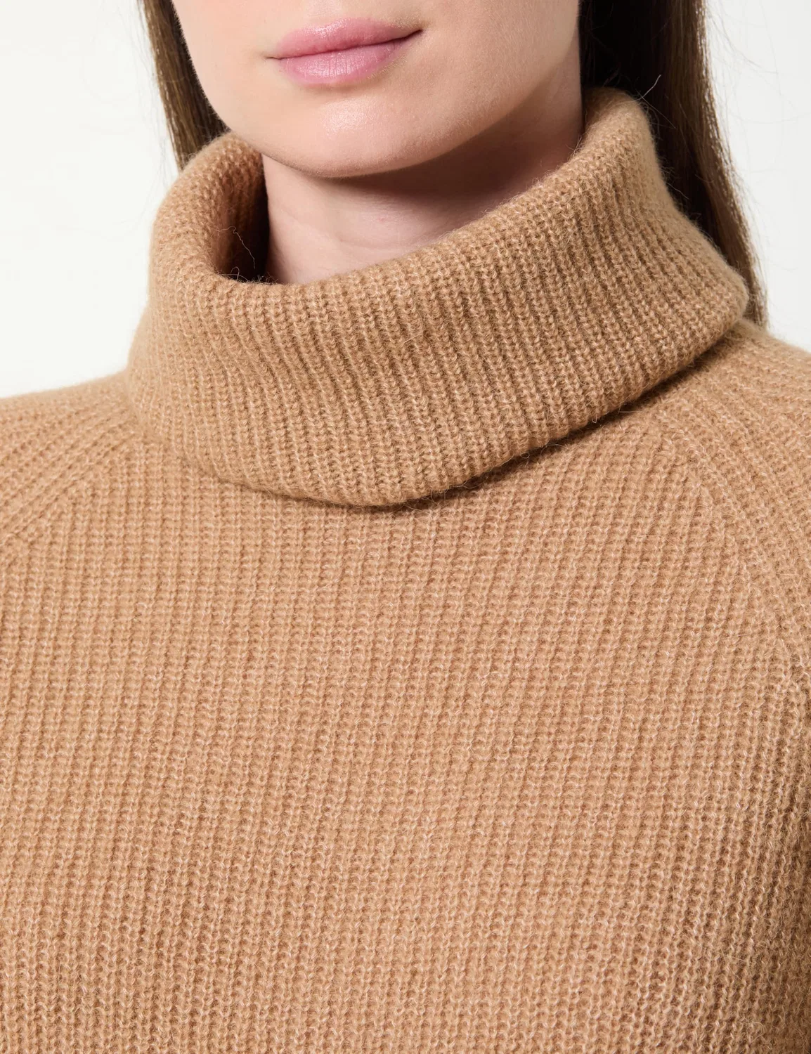 Женский вязаный свитер C_ Falodina BOSS, Beige Medium 260 — фото 2