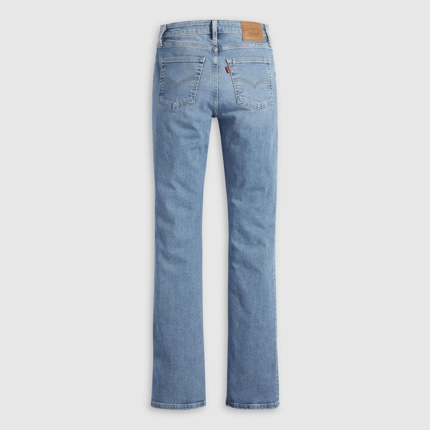 Женские джинсы с высокой посадкой и клешем от колена Levi's, Blue Wave Light — фото 4