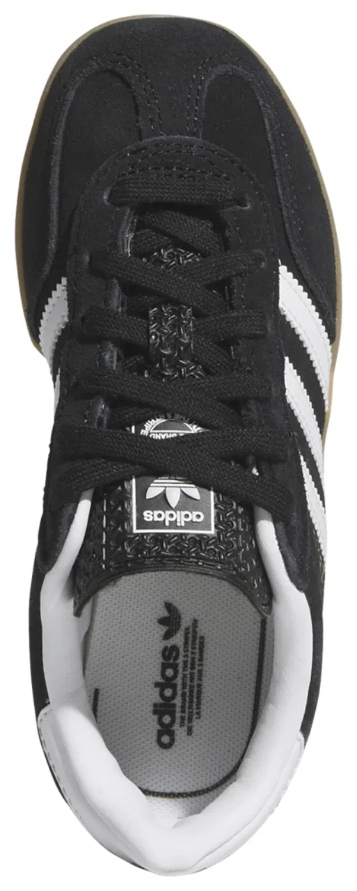 Кроссовки для мальчиков Gazelle Indoor Adidas, цвет Core Black/Gum/Ftwr White — фото 4