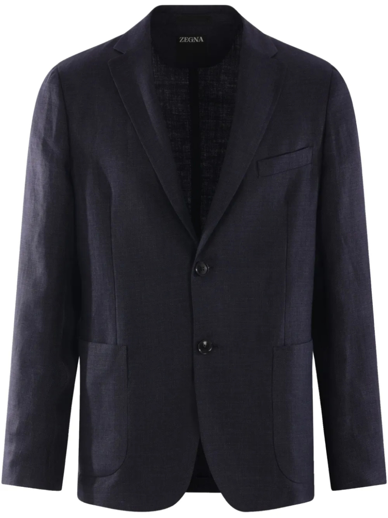 

Однобортный пиджак Zegna, синий