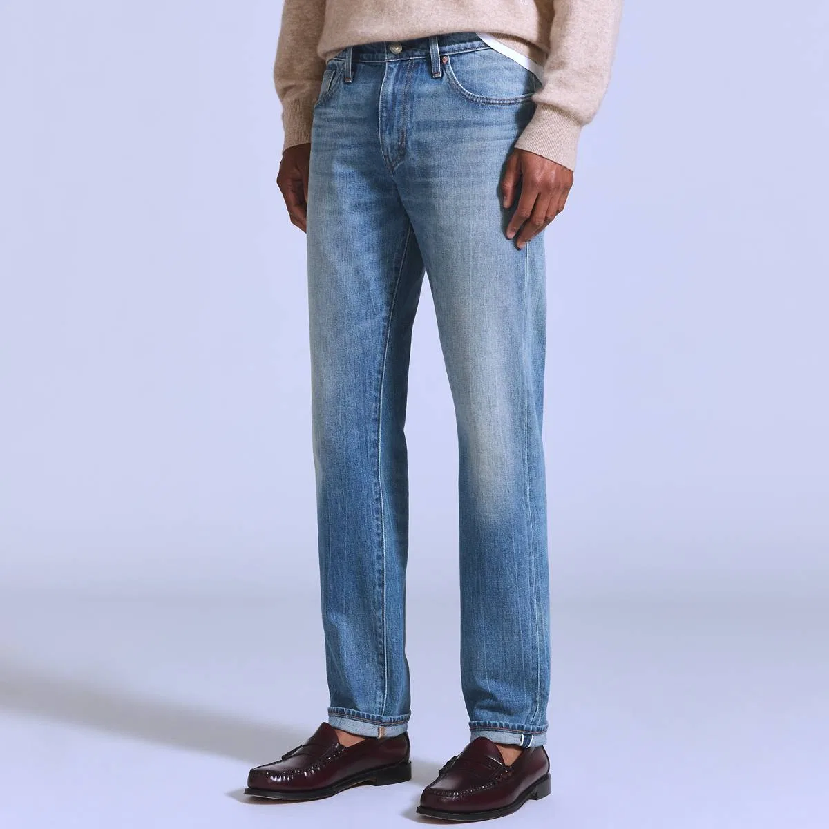 Мужские джинсы 511 slim selvedge Levi's, Renar - Light Wash — фото 2