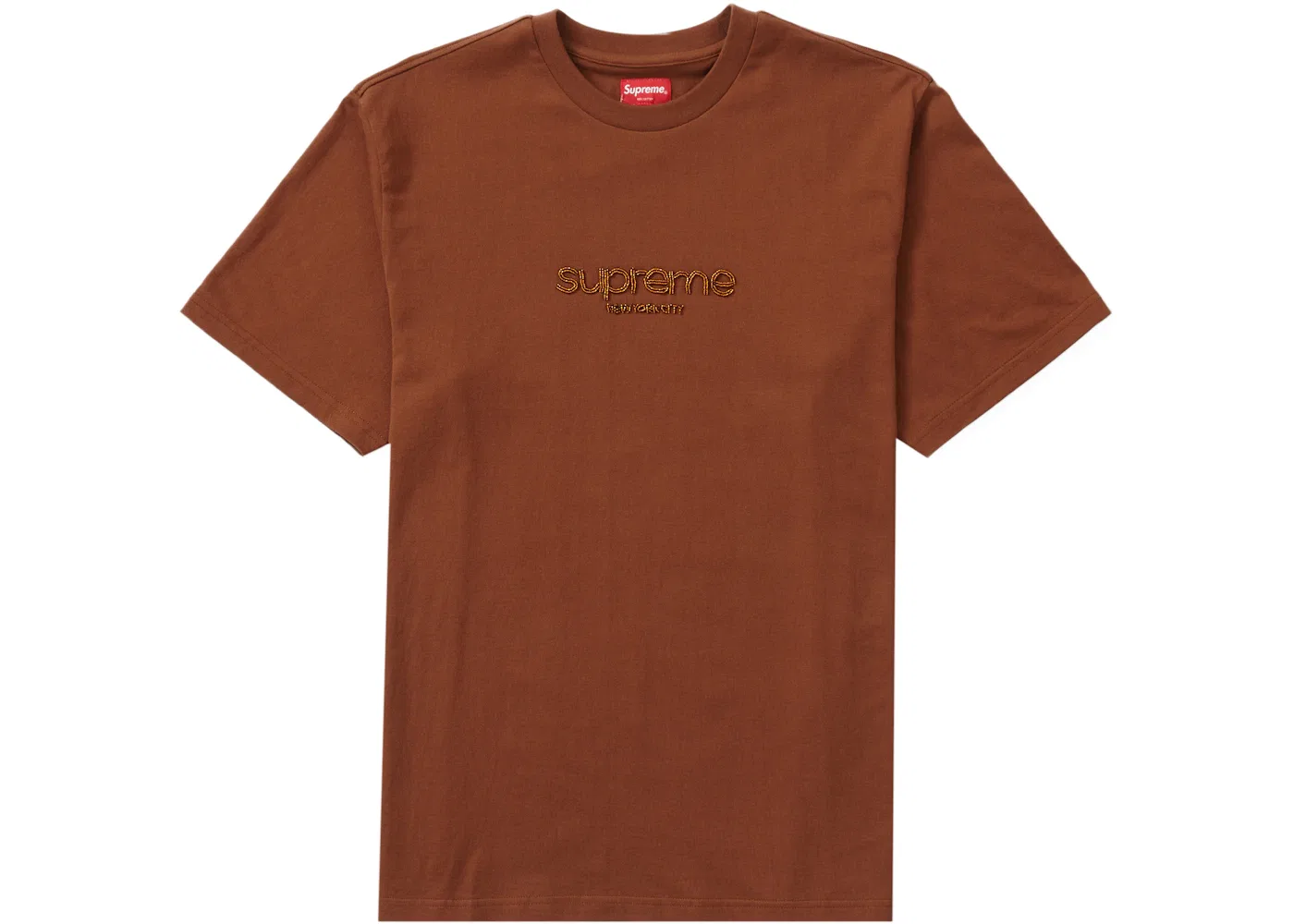 Мужская футболка с принтом Supreme Brown