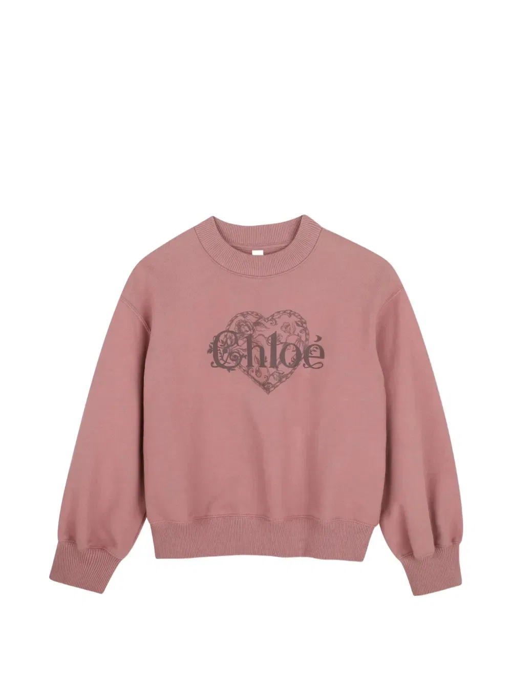 Свитер с логотипом Chloe Kids, розовый