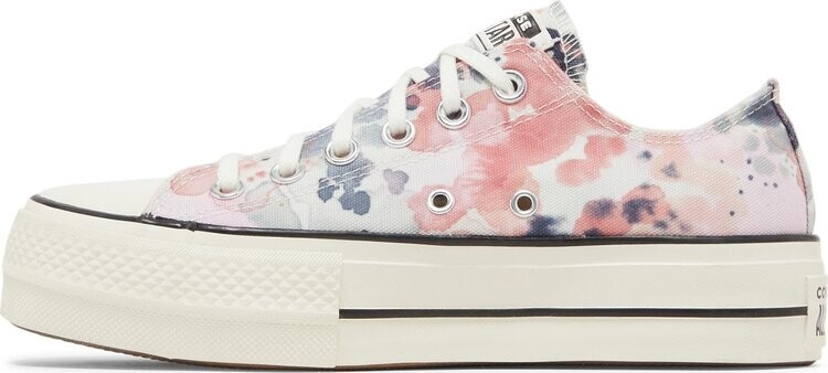 Кроссовки Converse Wmns Chuck Taylor All Star Platform Low Washed Florals, разноцветный — фото 3