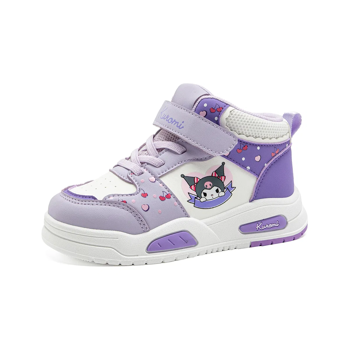 Детские кроссовки для скейтбординга с принтом Sanrio Kuromi Collection Sanrio, Purple/White