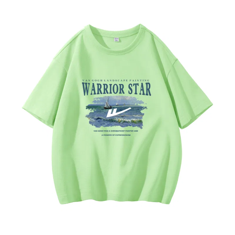 Детская футболка с коротким рукавом Apple Green H Sailboat WARRIOR