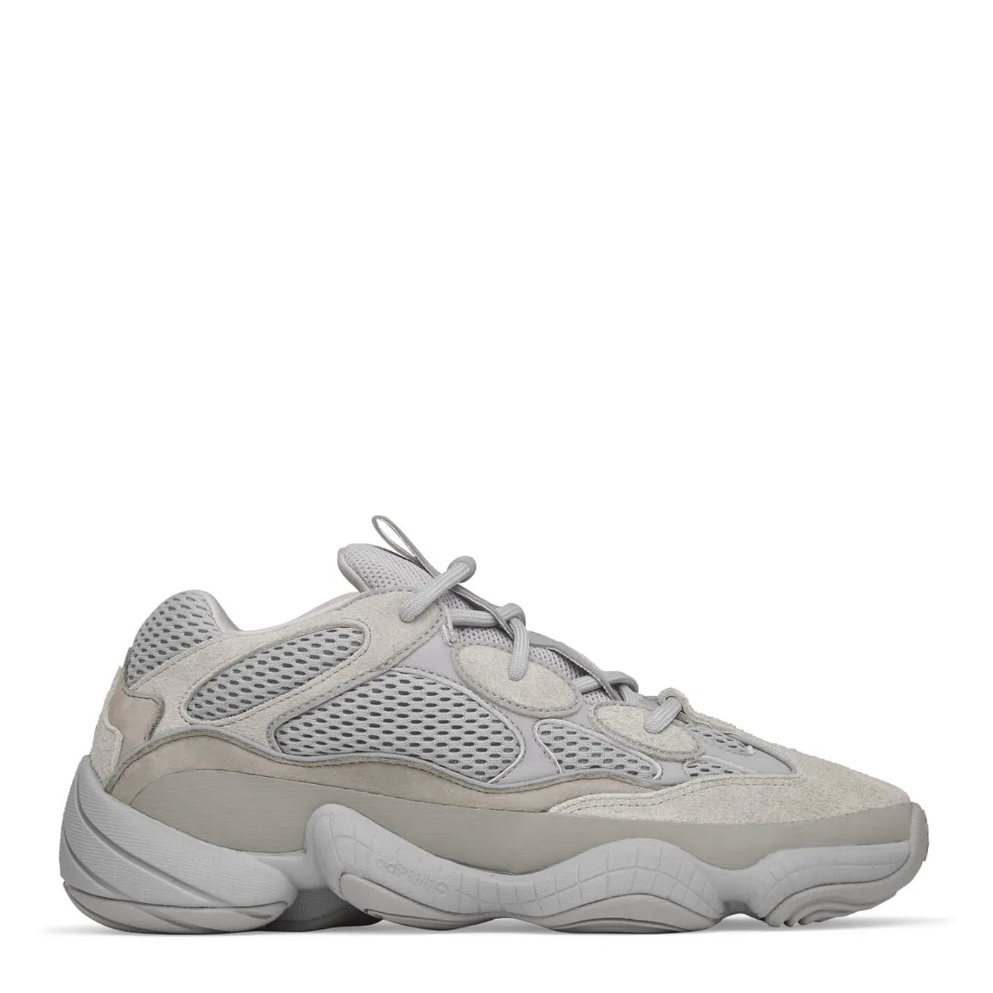 Детские кроссовки для мальчиков с амортизацией Yeezy 500 Super Moon Adidas, Stone Salt