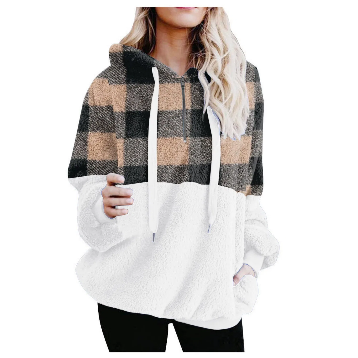 Женская куртка с капюшоном, с принтом, Oversize Hooded Winter Jackets, Grigio