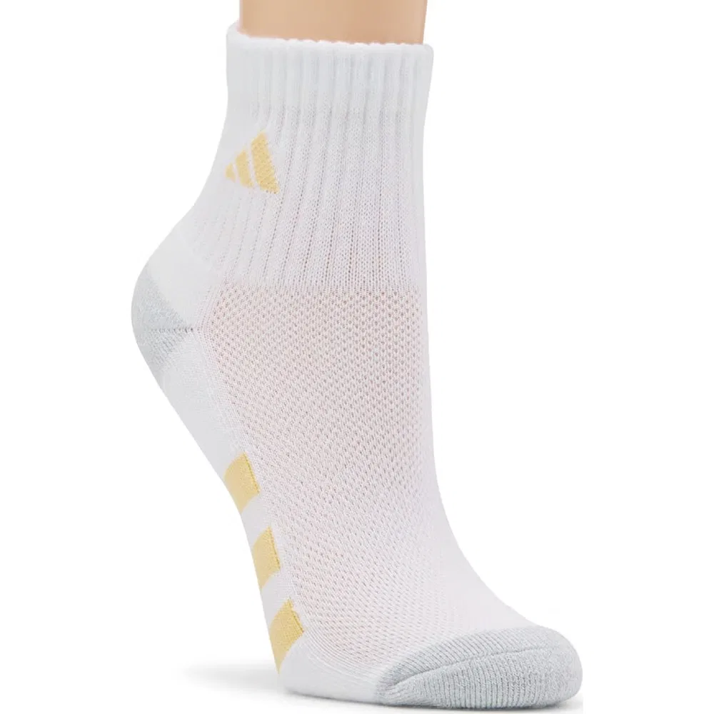 Детский набор из 6 пар средних мягких носков для подростков Adidas, White Assorted — фото 2