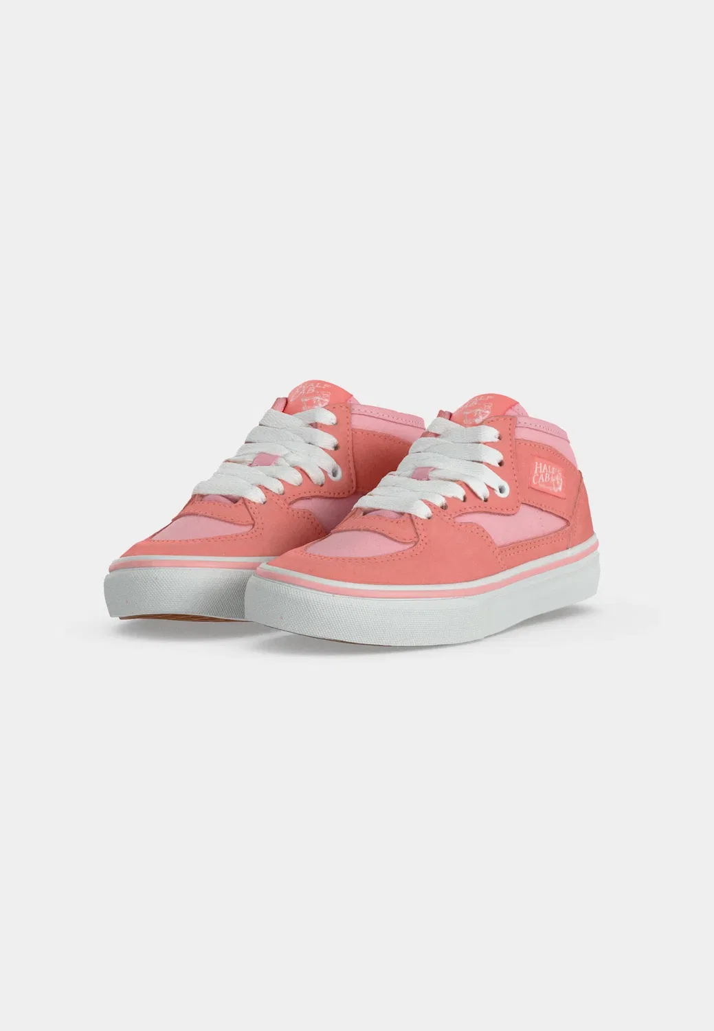 Полукэб декон унисекс - высокие кроссовки Vans, Pink — фото 3