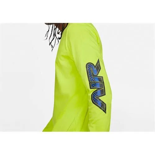 Мужская футболка с длинным рукавом Jordan Sport DNA HBR Nike, Цвет: GELB — фото 3