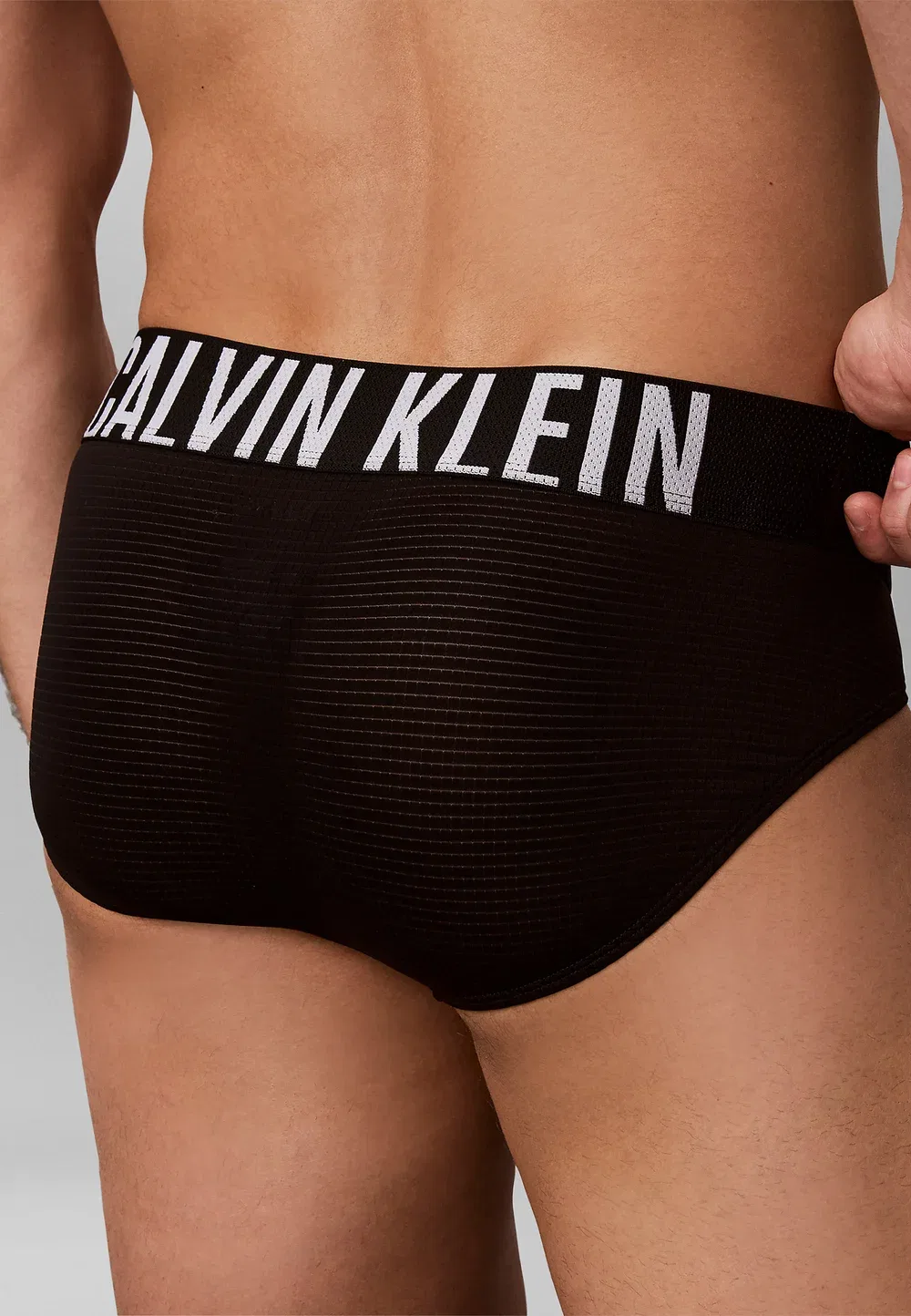 Комплект из 3 трусов-слипов - интенсивная воздушная прослойка - трусы Calvin Klein, Black — фото 3