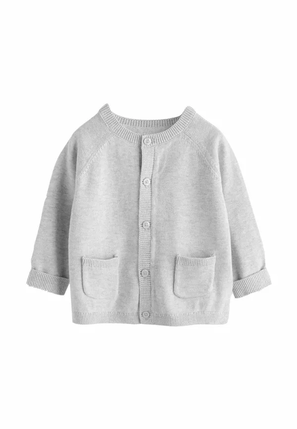 Кардиган из хлопка Regular fit - 2 pack Next, серый, белый — фото 3