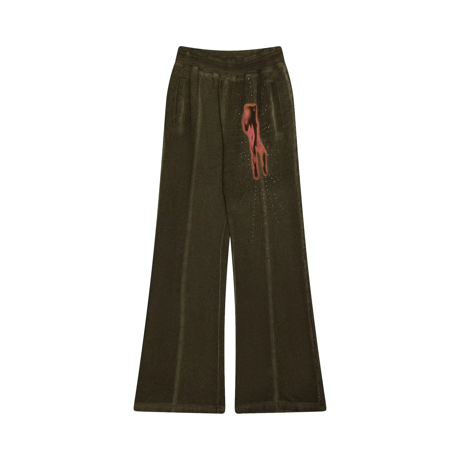 Спортивные брюки Diesel Quinn Double-Knit Track Pants, зеленый