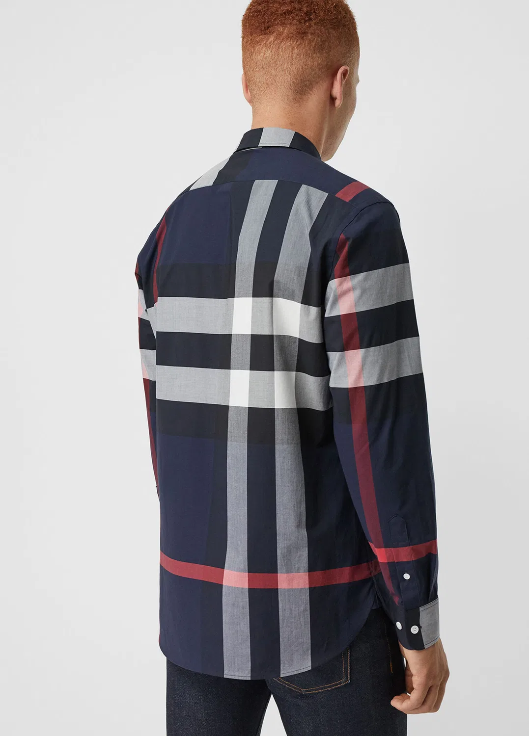 Рубашка Burberry Windsor, темно-синий — фото 3
