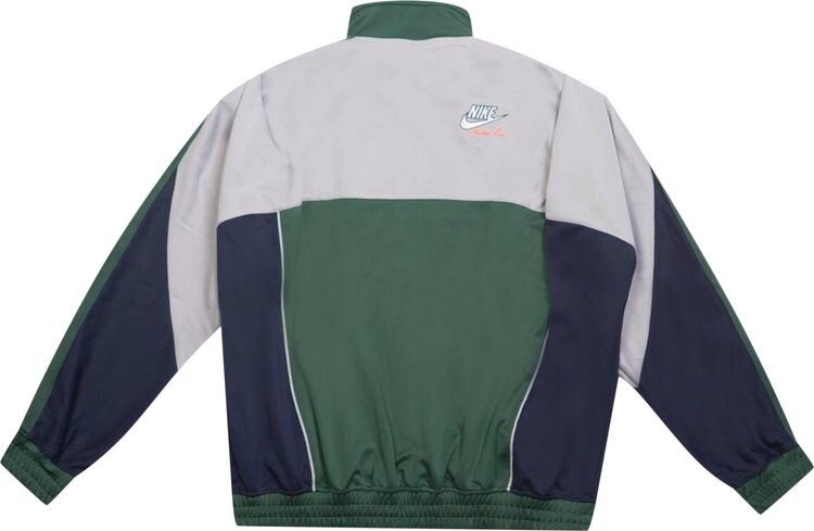 Куртка Nike x Martine Rose M NRG K Track Jacket 'Fir/Atmoshphere Grey/Blue', зеленый — фото 3