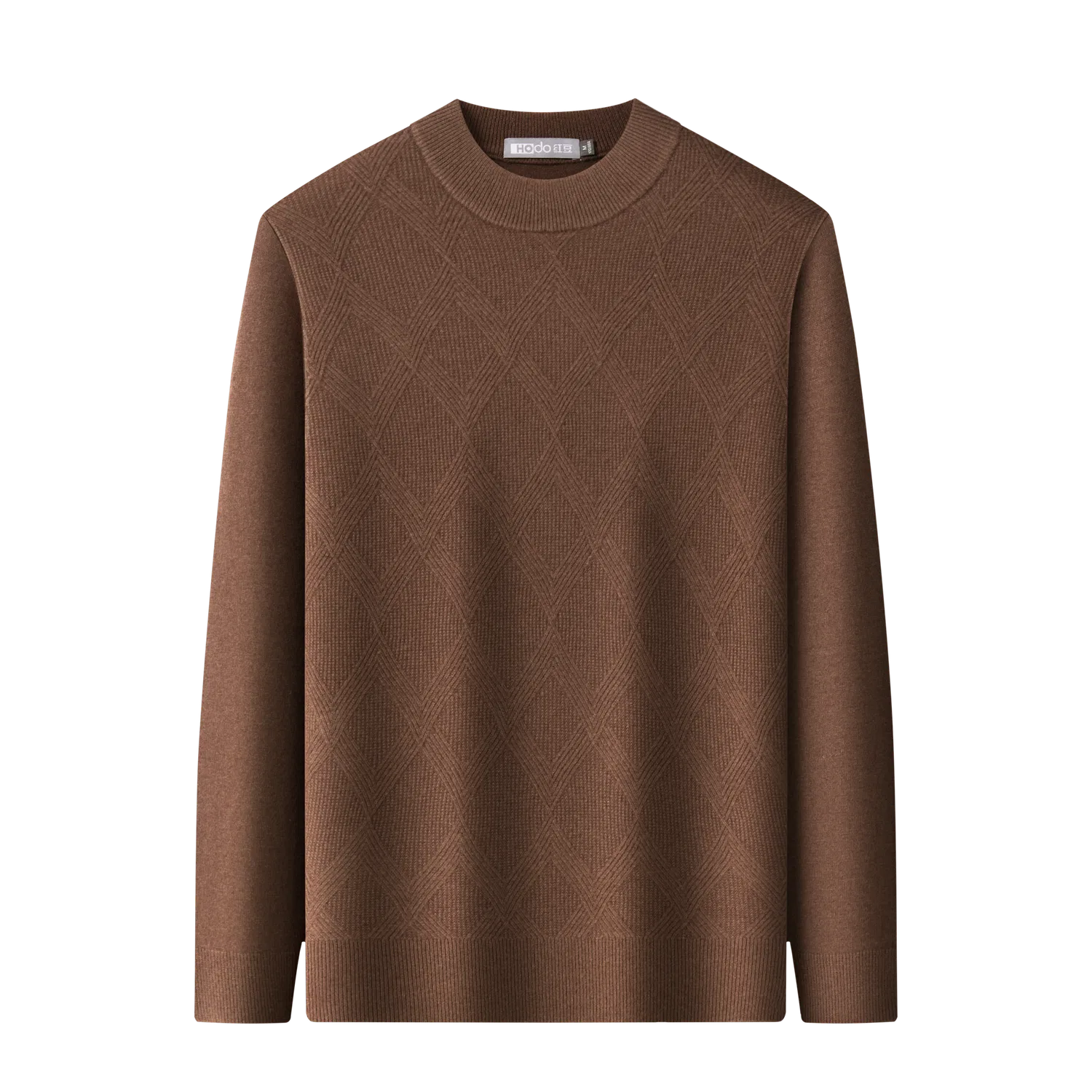 Детский свитер 100% шерсть мериноса Red bean, Цвет light gray brown — фото 3