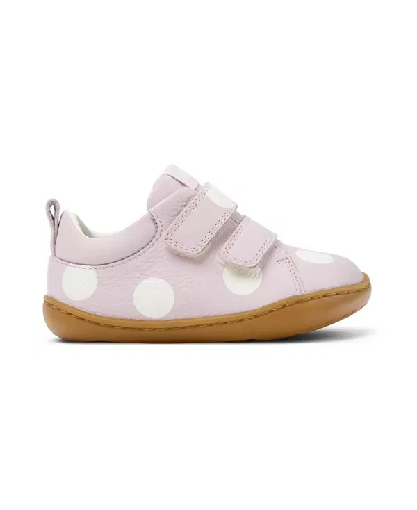 Детские кроссовки для девочек кожаные Peu Cami Mismatched Leather Sneakers Camper, мультиколор — фото 3