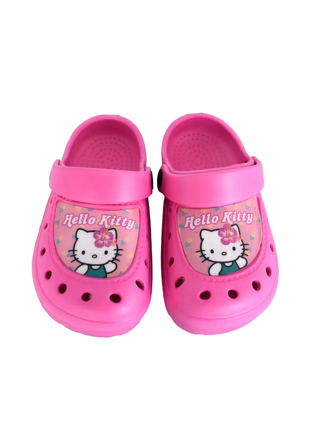 Сабо сандалии pantoletten hausschuhe gartenschuhe - мюли Hello Kitty, Pink — фото 4