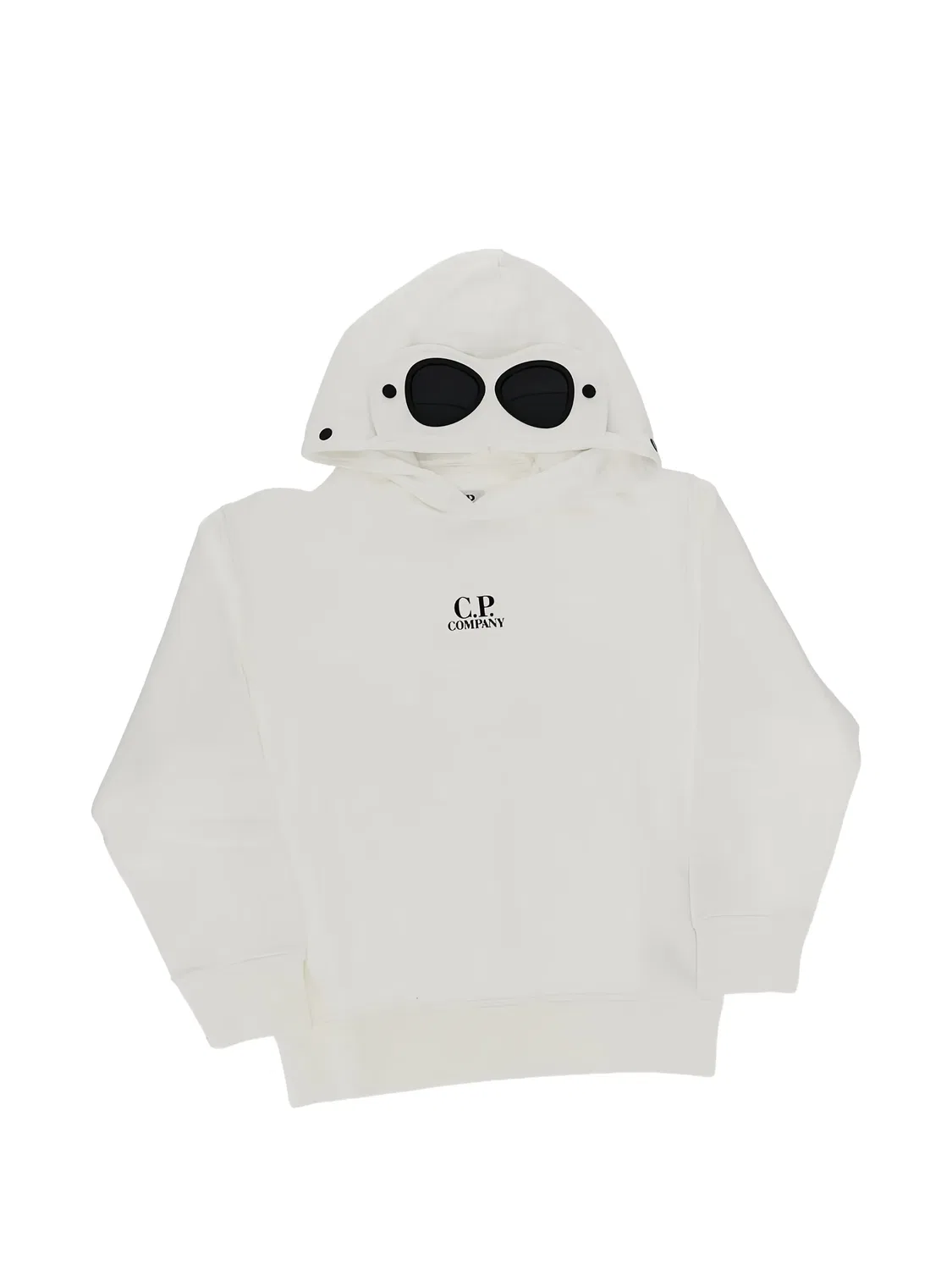 Худи Goggle с логотипом C.P. Company, белый