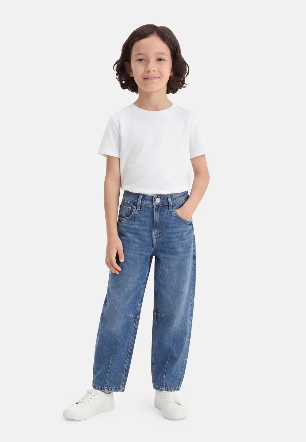 Джинсы Nkfbella barrel свободного кроя Name It, Medium Blue Denim