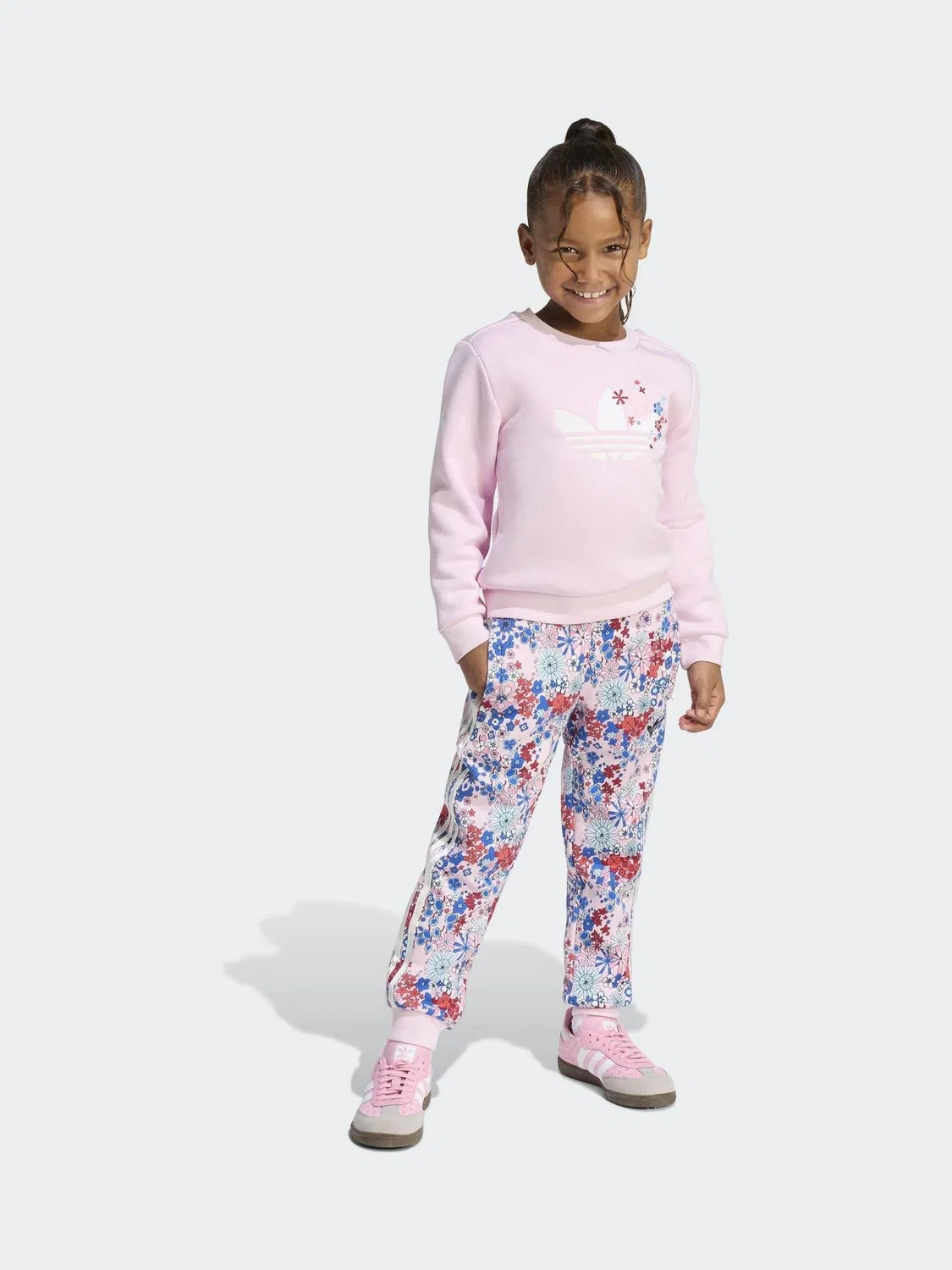 Спортивный костюм adidas Originals x Liberty London, розовый