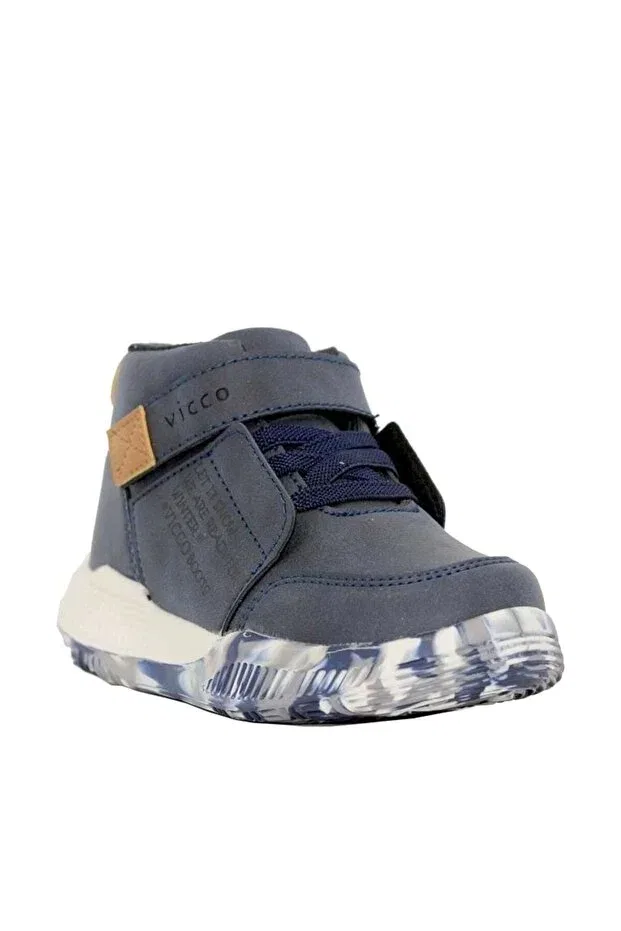 Детские ботинки для девочек зимние Vicco, Navy Blue — фото 2