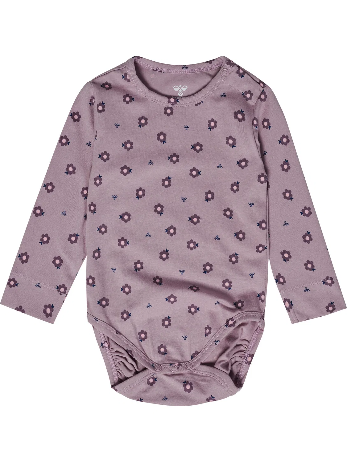 Детский боди с длинным рукавом Hmlmini Aop Body L/S Hummel, Rot — фото 3