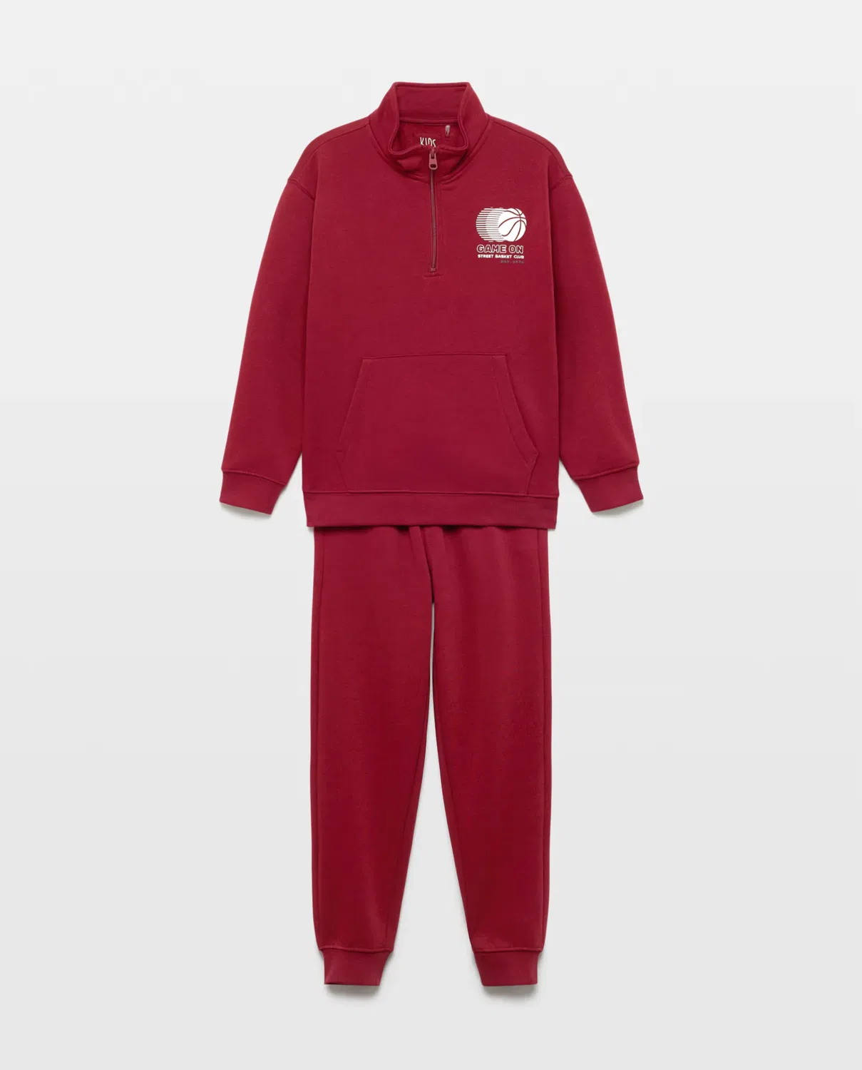 Детский комплект из свитшота и штанов для мальчиков Kids El Corte Inglés, Красный — фото 4