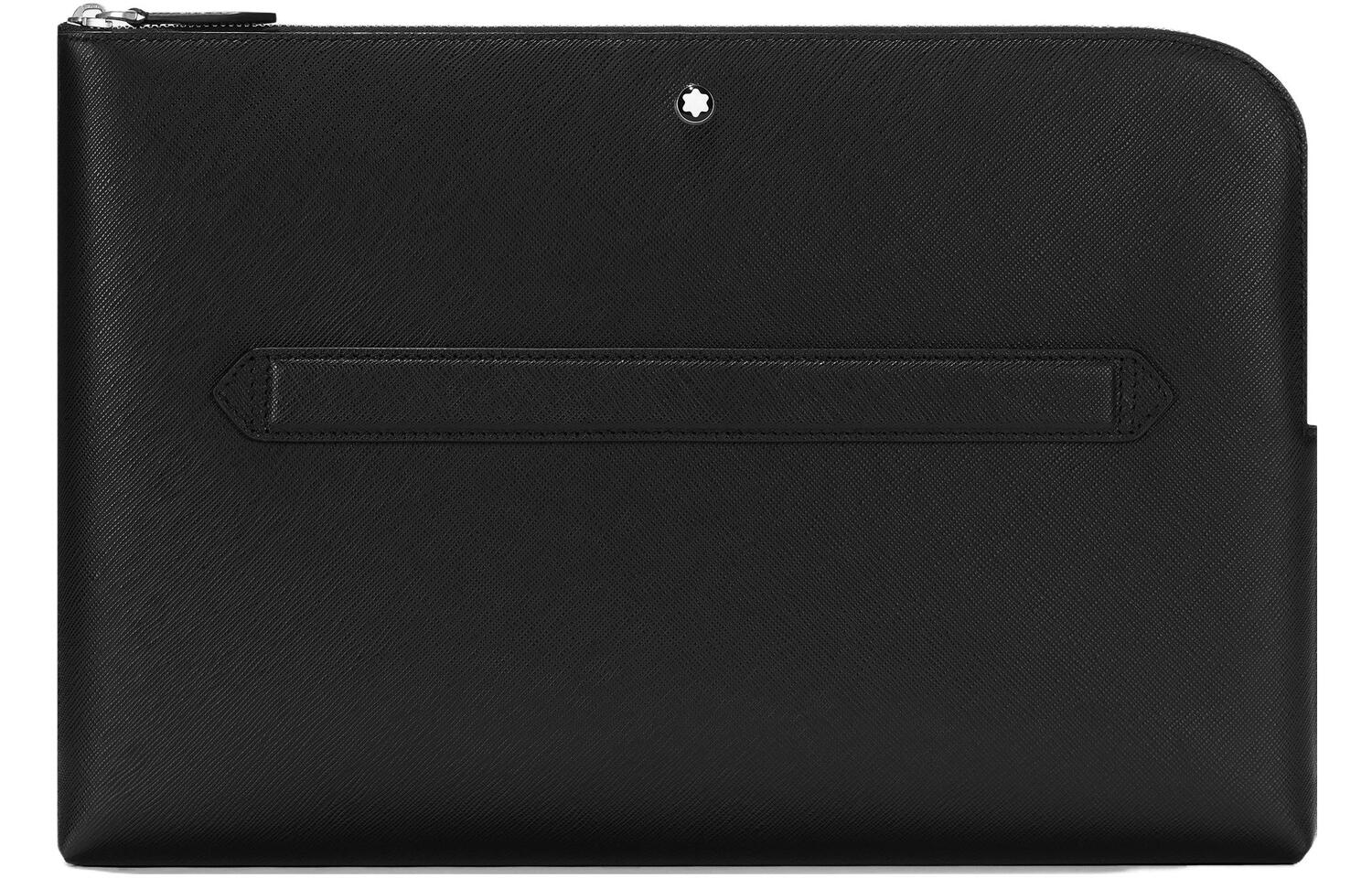 

MONTBLANC Кожаная дорожная сумка для мужчин черная