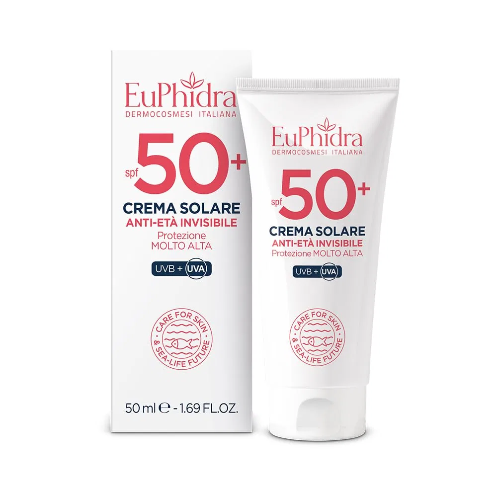 Солнцезащитный крем для лица SPF 50+, Euphidra, 50 мл