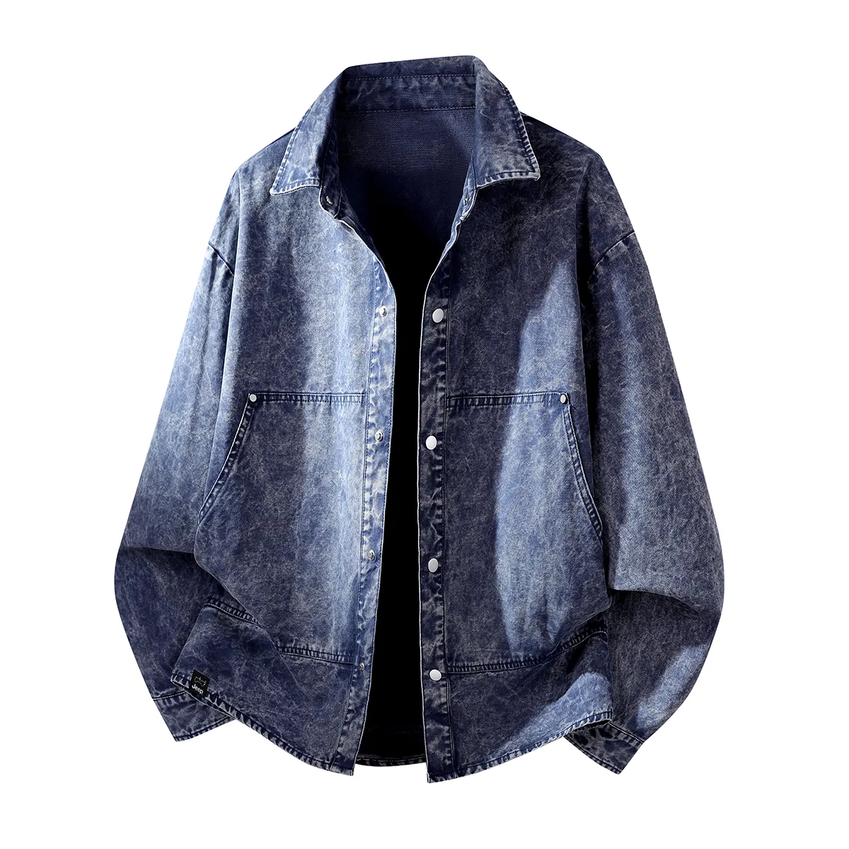 Детская рубашка с длинным рукавом Jeep Shadow Star, Denim Blue