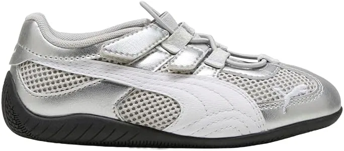 Детские кроссовки для девочек с металлическим эффектом Speedcat Go PUMA, Silver