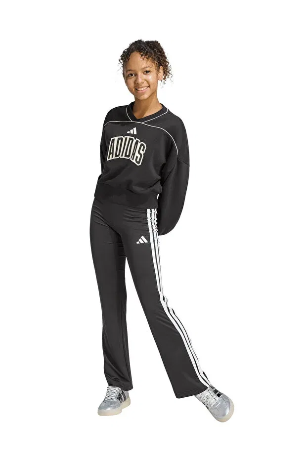 Детское худи для девочек с принтом kb7029 jg std swt Adidas, Black