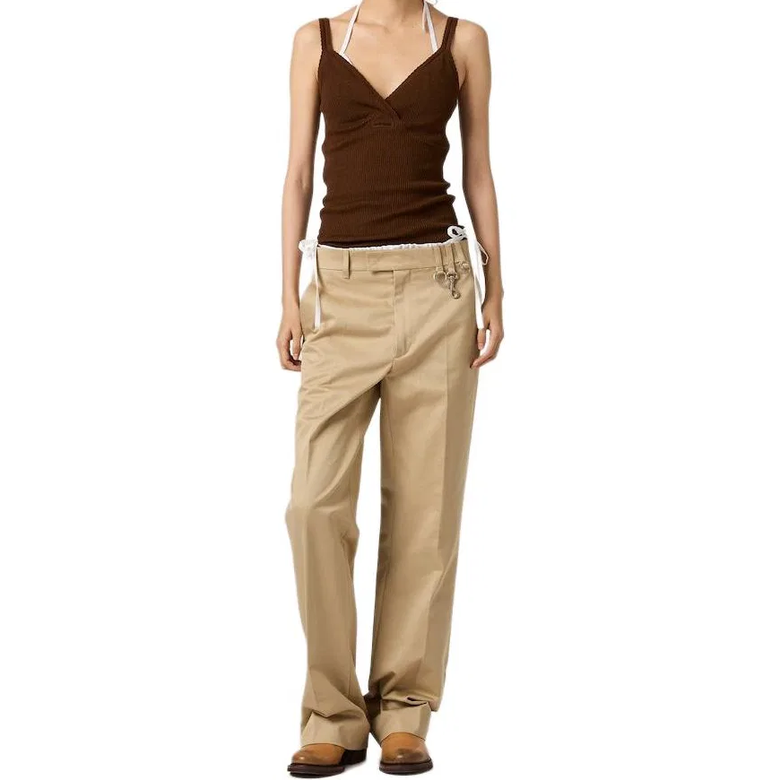 Топ Camisole Moderate Straight Fit, Brown, MIU MIU — фото 3