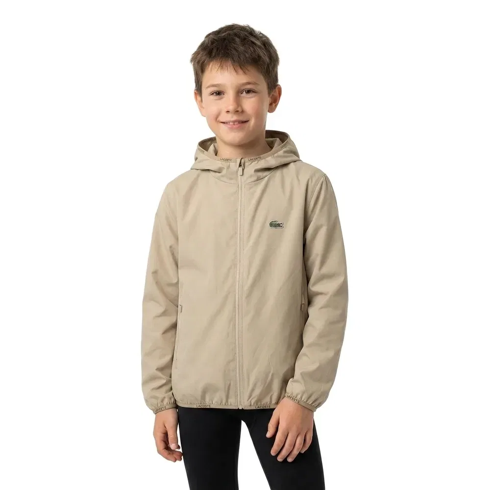 Кроссовки Lacoste Kids Life Croc Woven, бежевый — фото 2