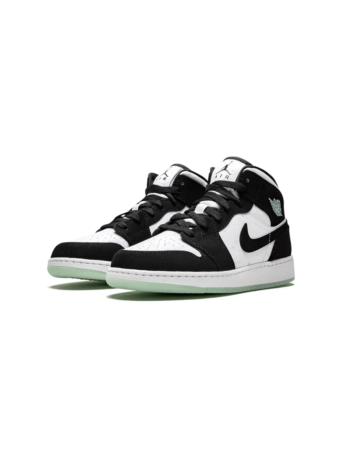 Кроссовки Air Jordan 1 Mid SE "Teal Tint", белый — фото 2