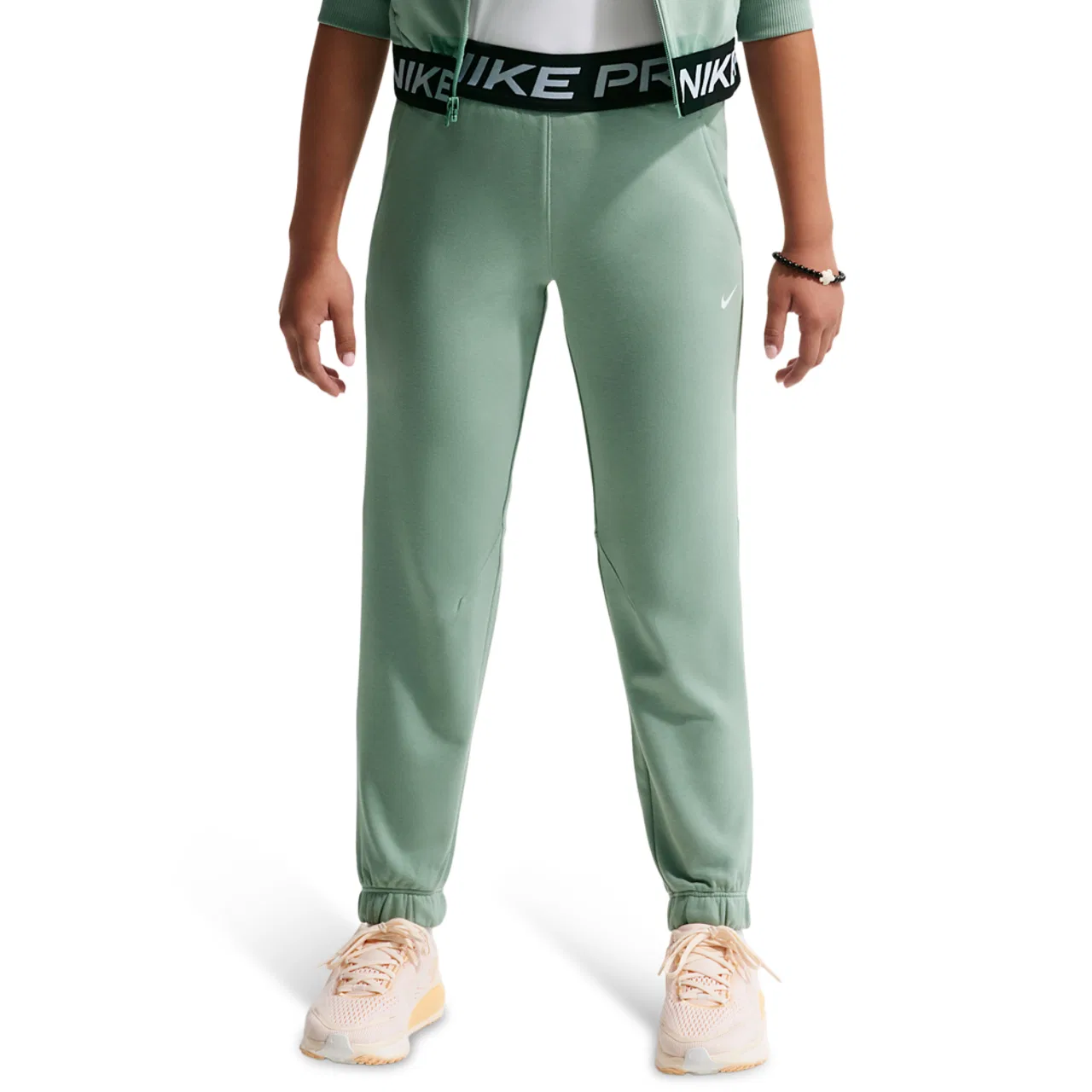 Брюки для мальчиков Dri-FIT Fleece Nike, цвет Steam/Black/Steam
