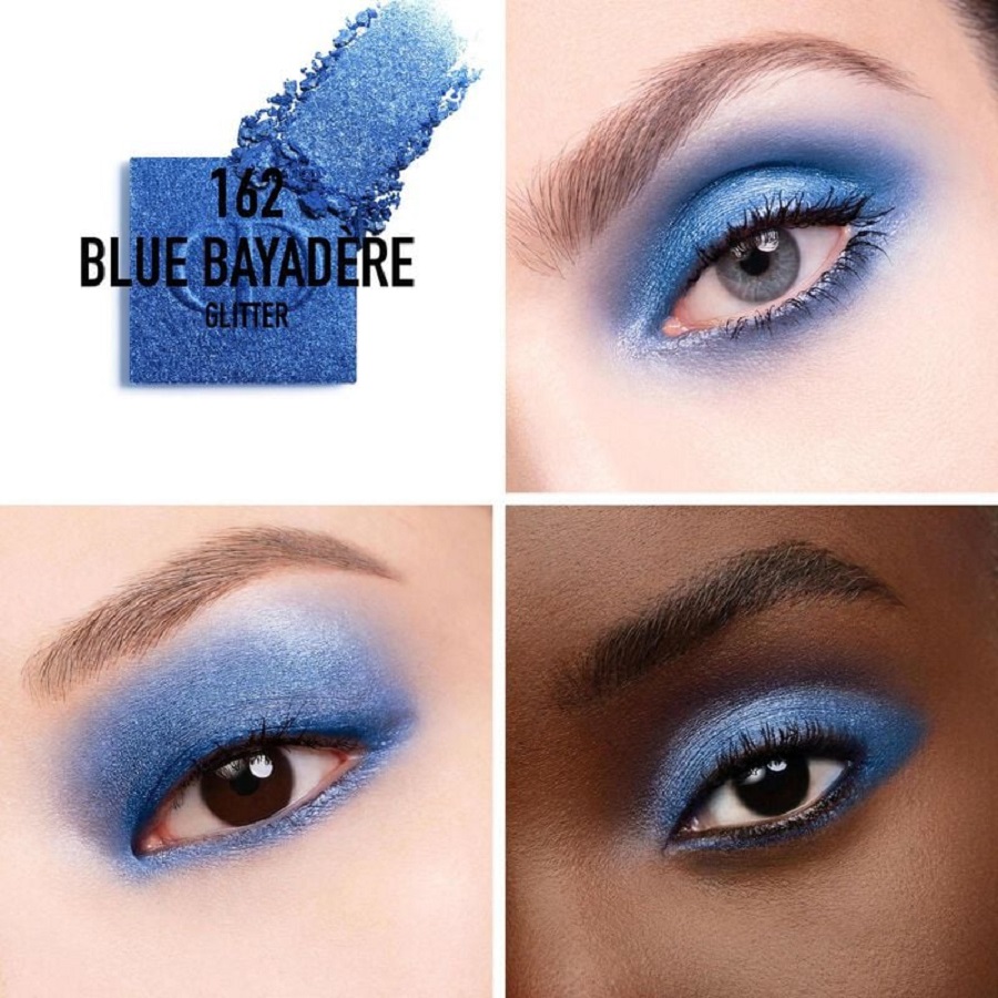 Тени для век Dior Diorshow Mono Couleur Glittery, 162 Blue Bayadère — фото 2