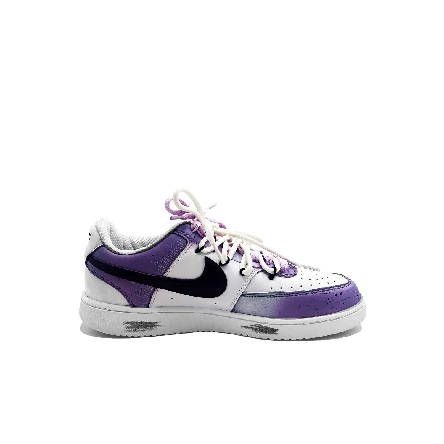 Кроссовки для скейтбординга Court Vision 1 Kids Unisex Nike, Dark Violet — фото 3