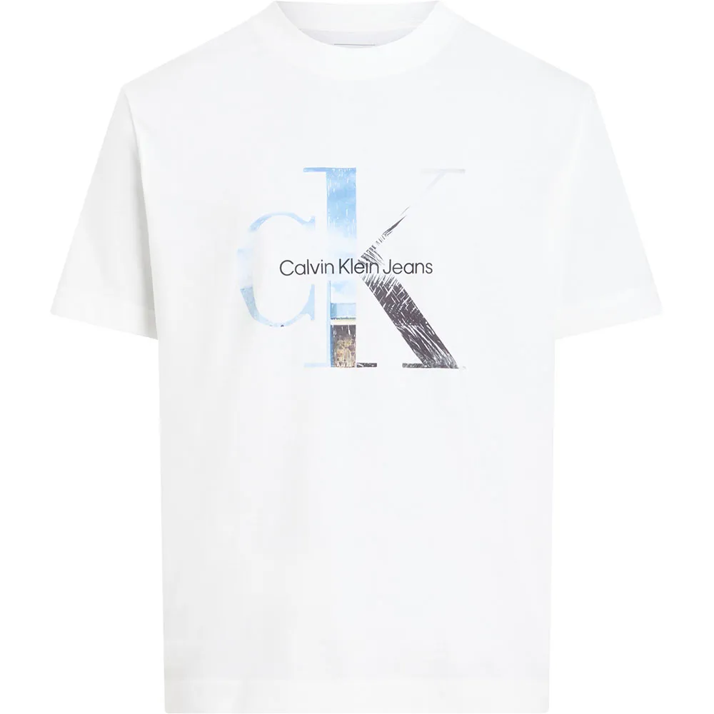

Футболка с коротким рукавом Calvin Klein Jeans Photo Monogram, белый